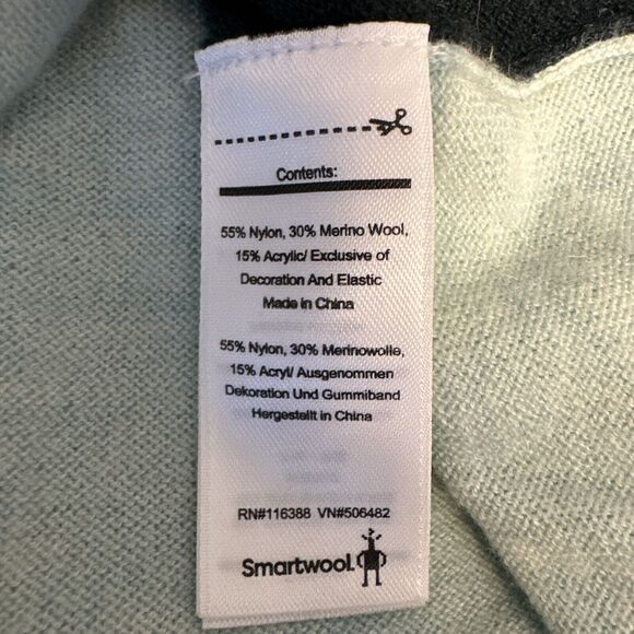 Smartwool Womens Shadow Pine Pocket Sweater XS Green Merino Wool Blend - Picture 9 of 9